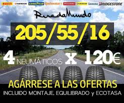neumaticos seminuevos 205/55/16 ruedasusadas.com